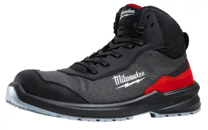 Bezpečnostní obuv, textilní svršek, Milwaukee Flextred™ S1PS 1M110133 ESD FO SR černá barva (vel.43), 4932493708 (MI4932493708)